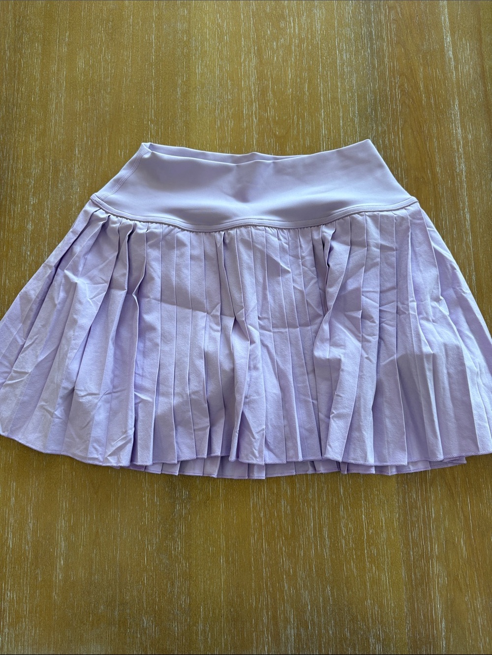 Women's Lavender Pleated Skort